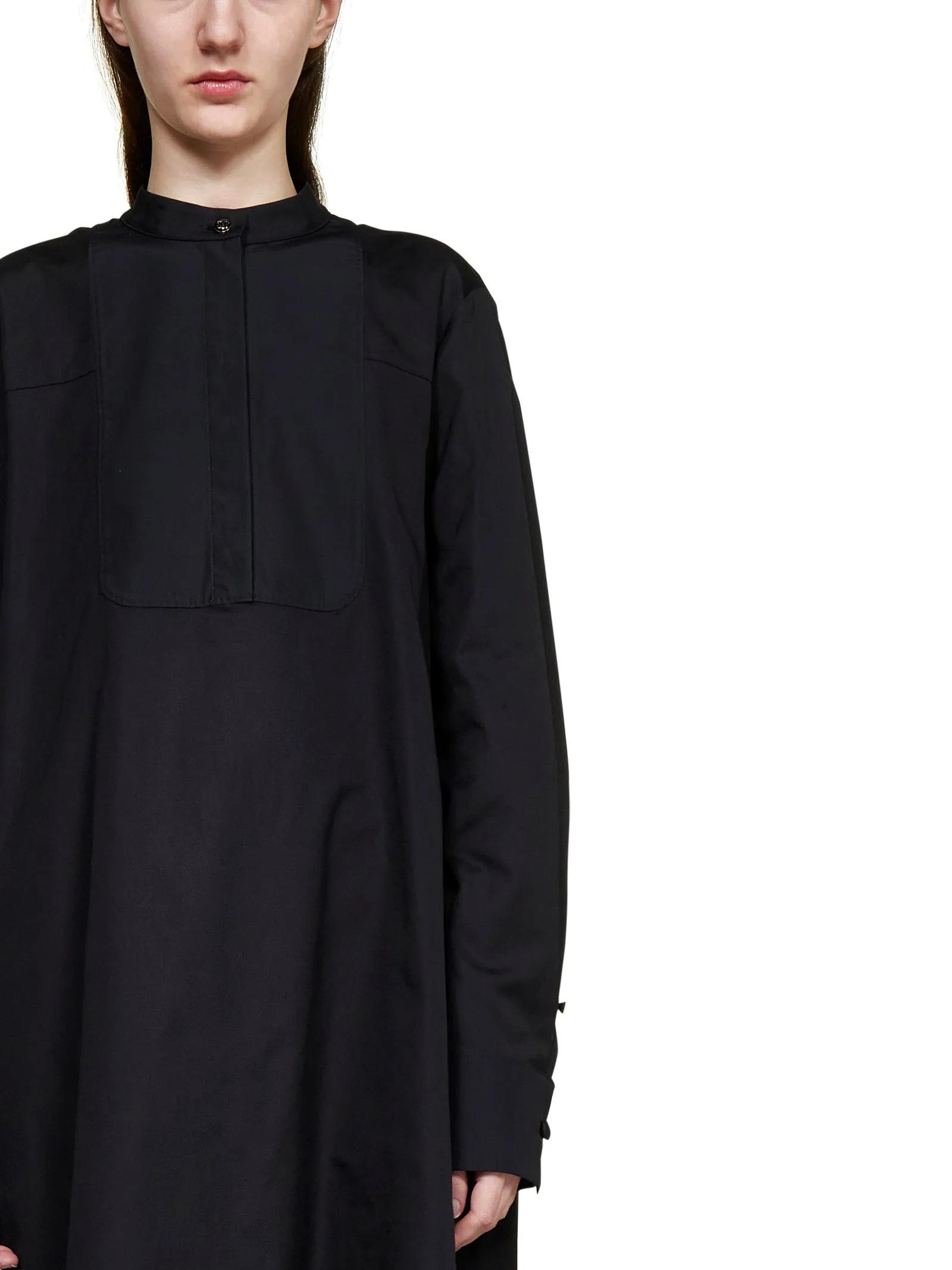 Max Mara Asymmetrical Oxford Dress