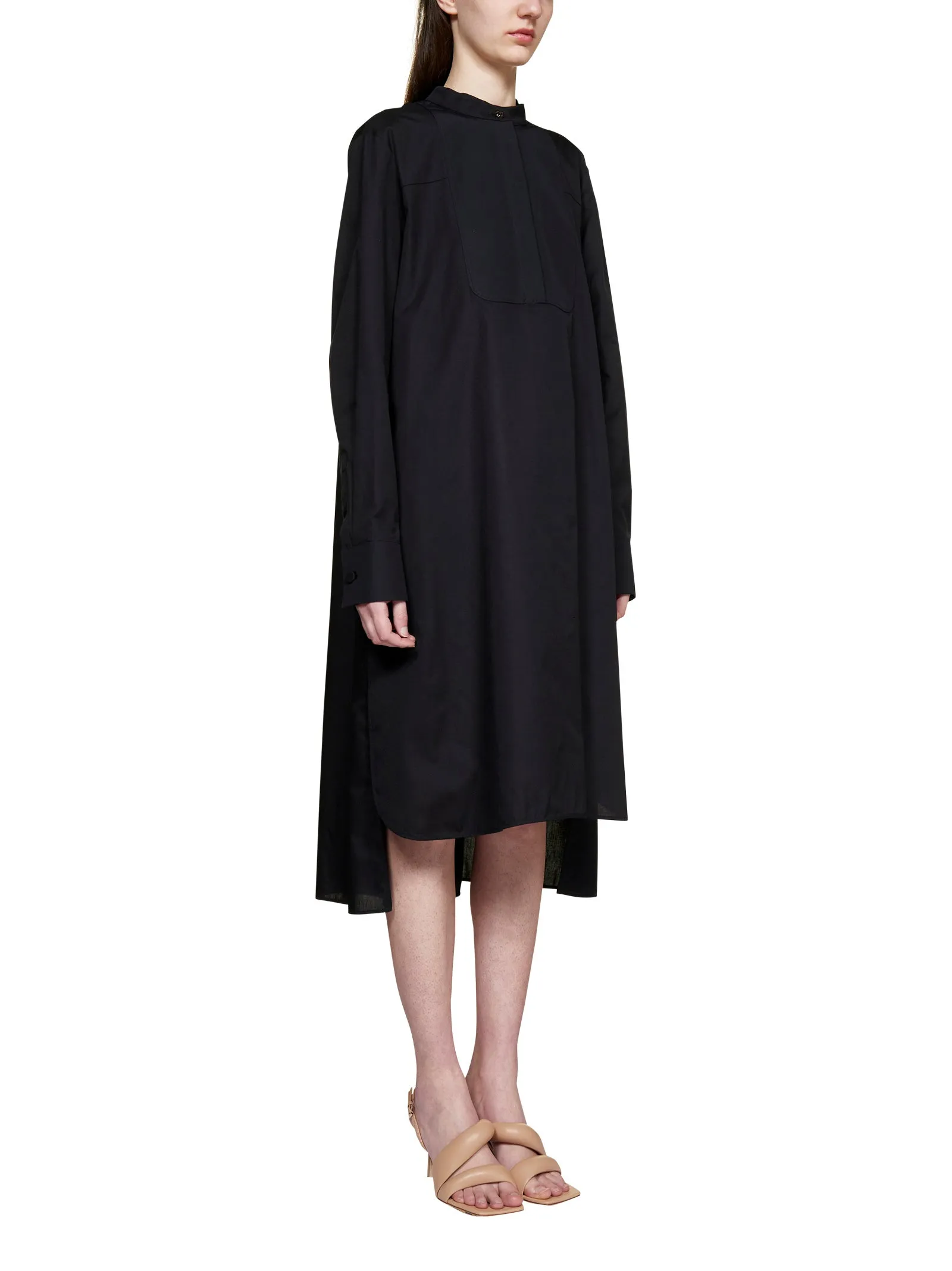 Max Mara Asymmetrical Oxford Dress