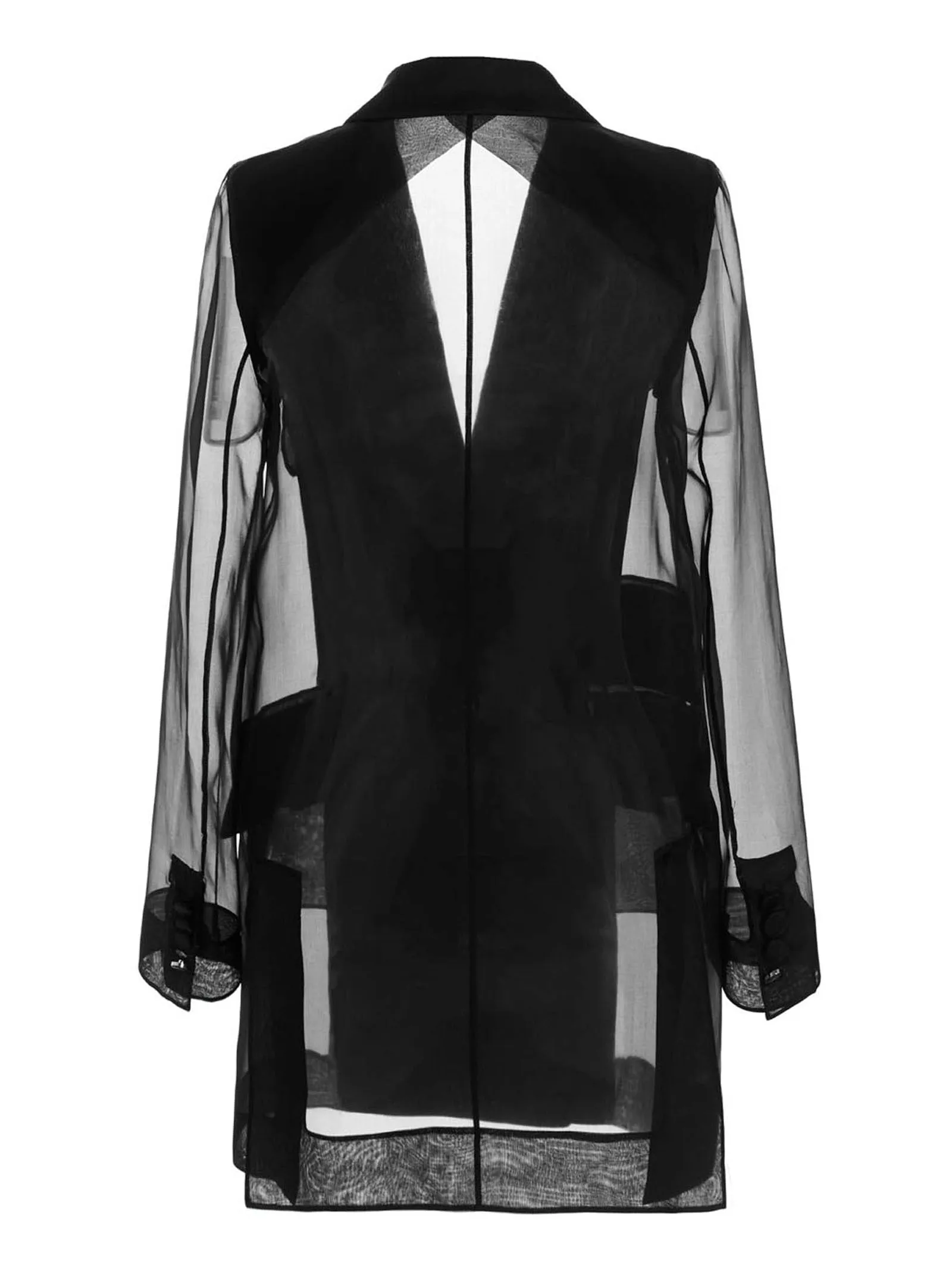Max Mara Double-Breasted Organza Jacket