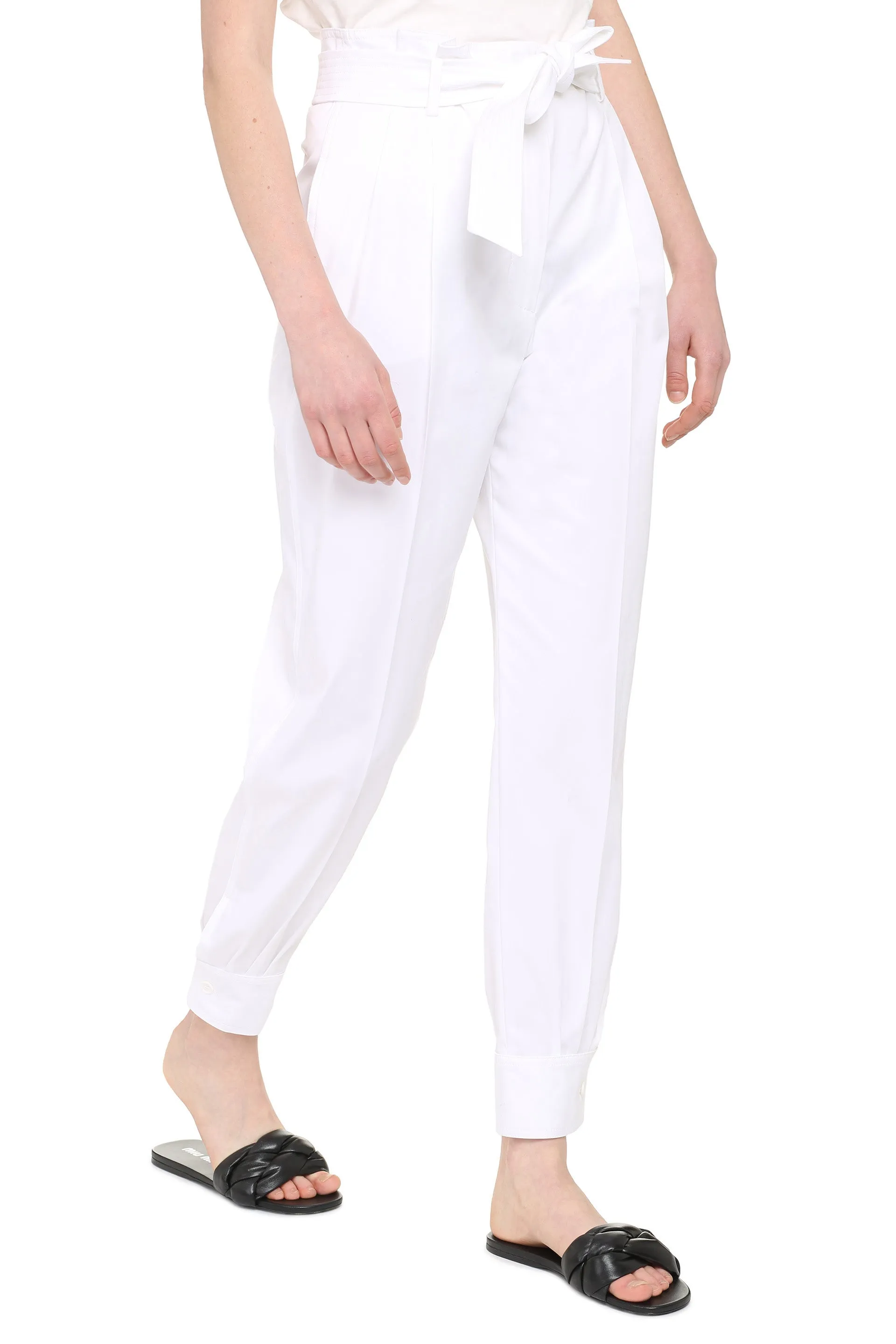Max Mara Eburnea Belted Trousers