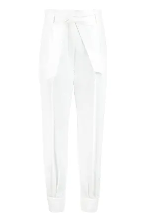 Max Mara Eburnea Belted Trousers