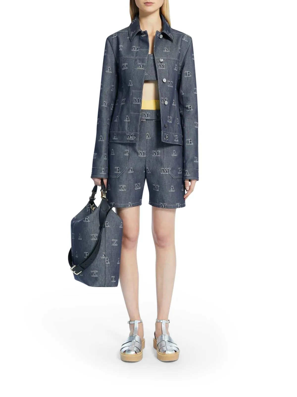 Max Mara Monogram Jacquard Shorts