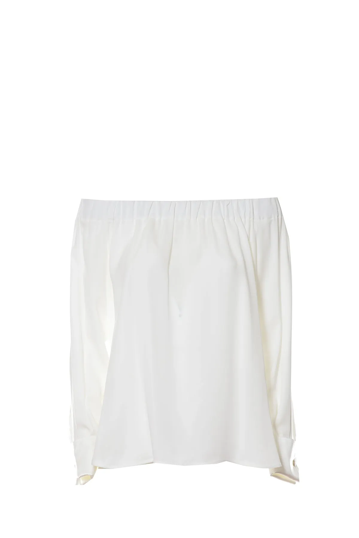 Max Mara Pianoforte Pattino Off-Shoulder Top