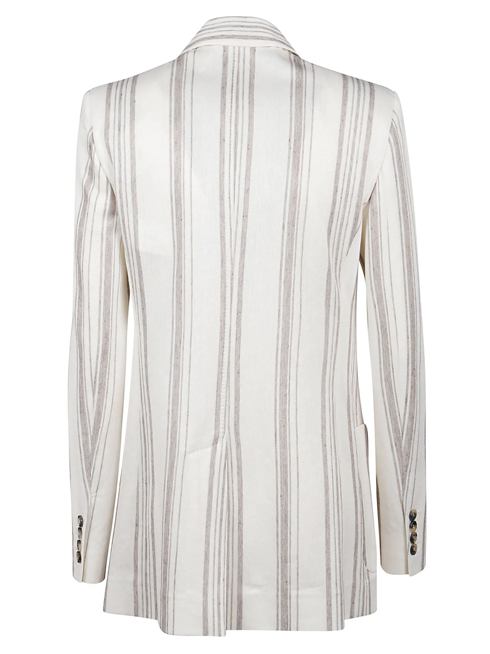 Max Mara Striped Double-Breasted Jacket