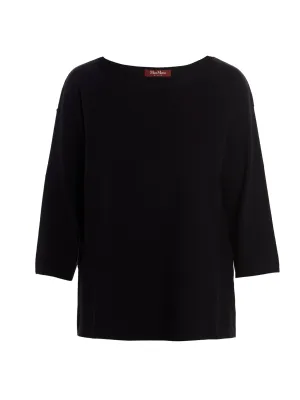 Max Mara Studio Clan Cropped Sleeve Top