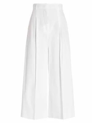 Max Mara Studio High Waist Wide-Leg Pants