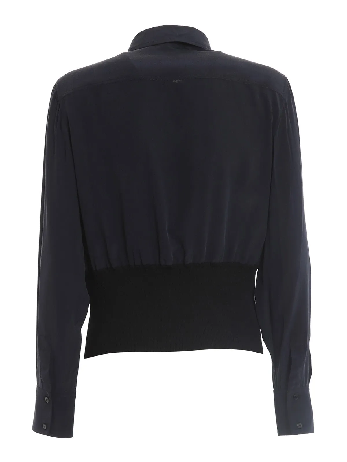 Max Mara Studio Pointed Collar Buttoned Top