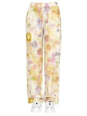 McQ Alexander McQueen Printed Wide-Leg Trousers