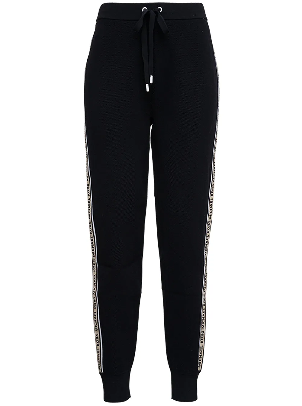 Michael Kors Logo Detailed Drawstring Leggings