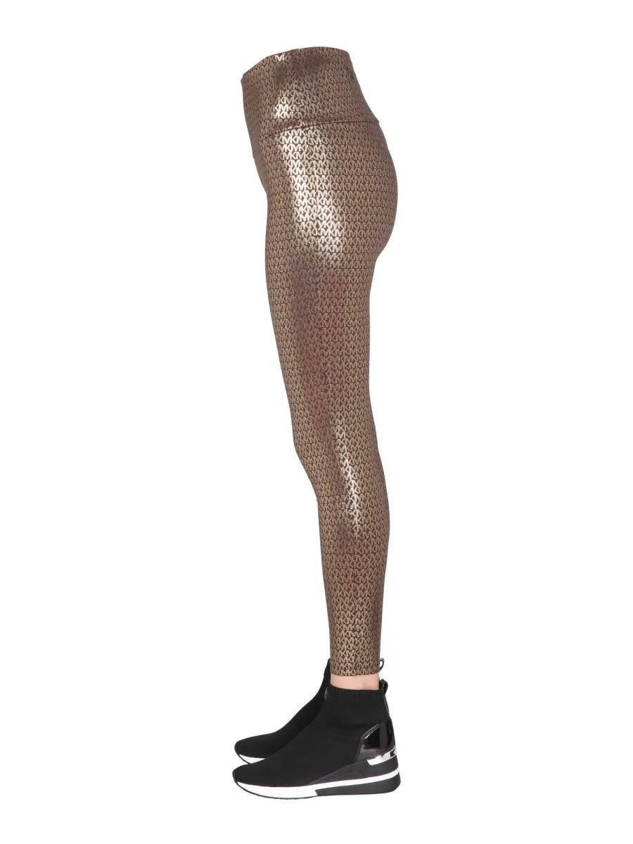 Michael Michael Kors All-Over Printed High Waist Leggings