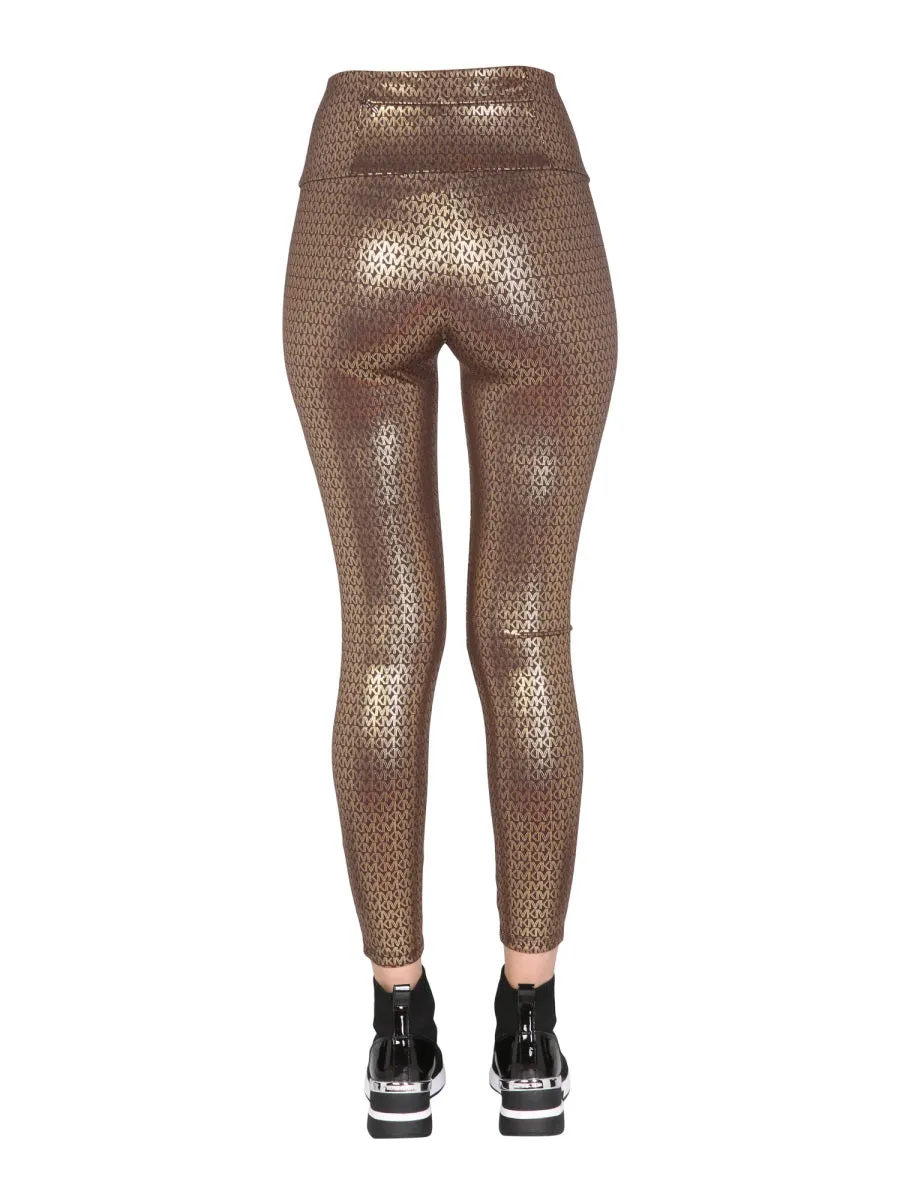 Michael Michael Kors All-Over Printed High Waist Leggings