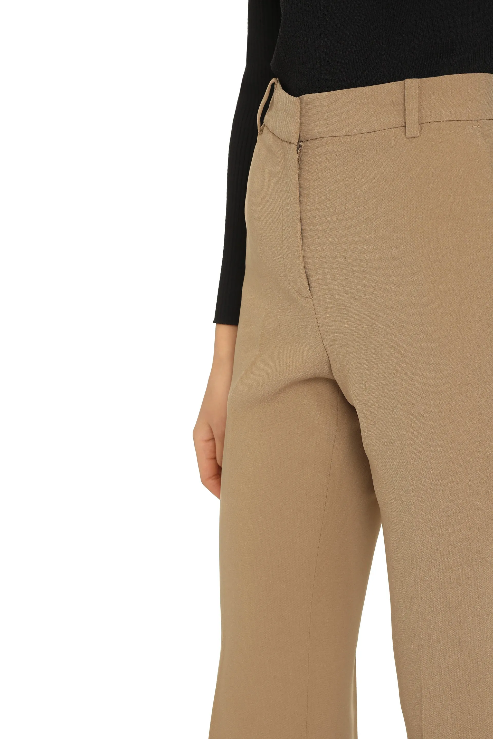 Michael Michael Kors Crepe Flared Trousers