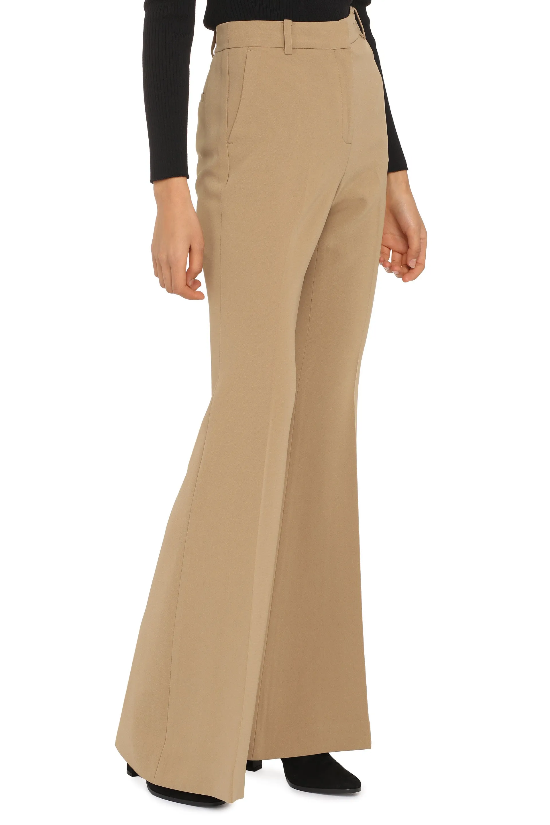 Michael Michael Kors Crepe Flared Trousers