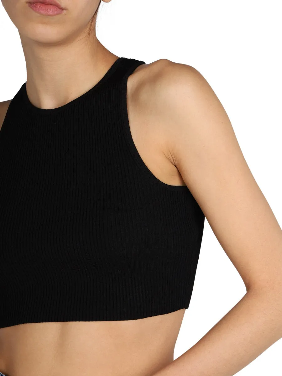 Michael Michael Kors Crewneck Cropped Tank Top