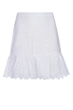 Michael Michael Kors Lace-Detailed High-Waisted Skirt