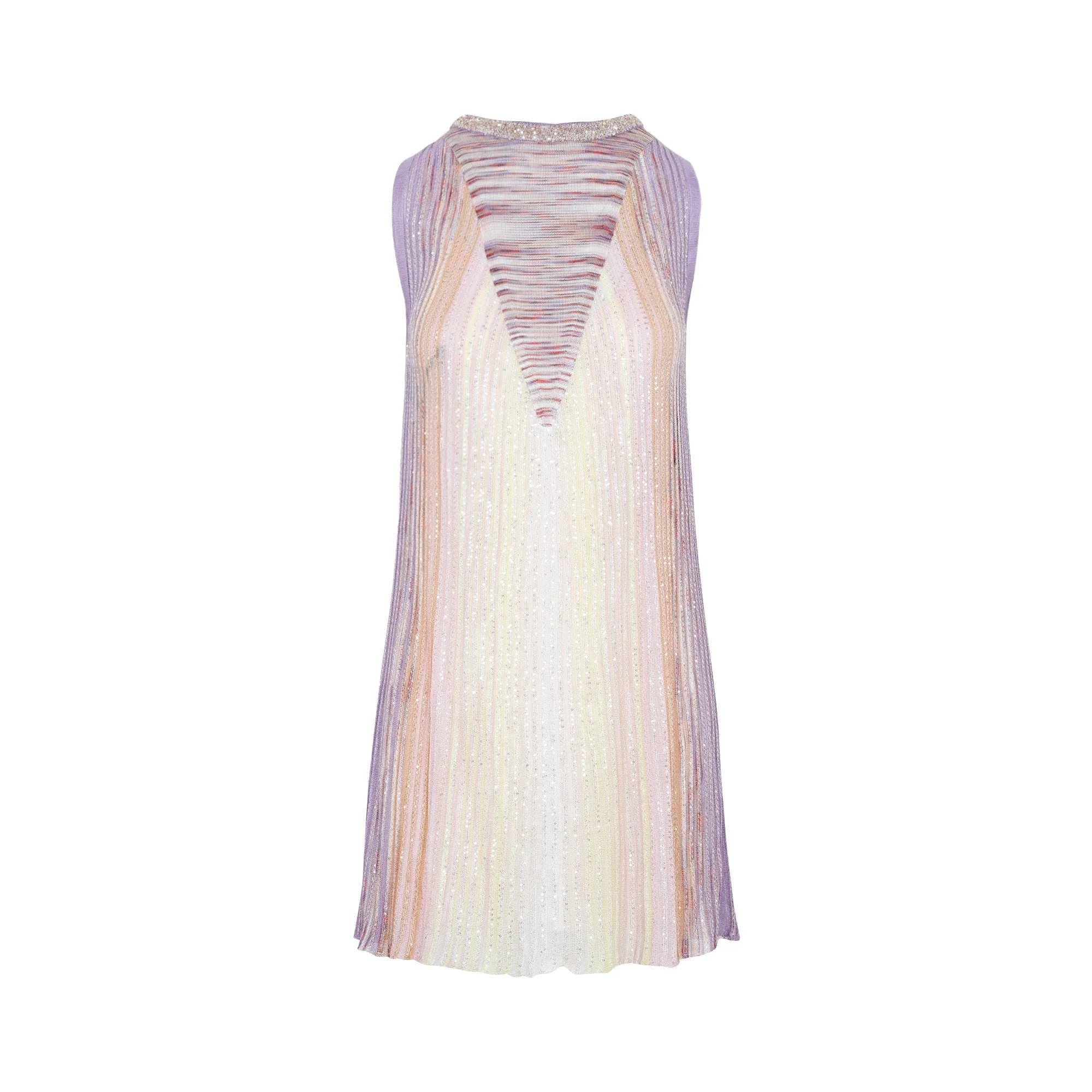 Missoni Sequin-Embellished Sleeveless Mini Dress