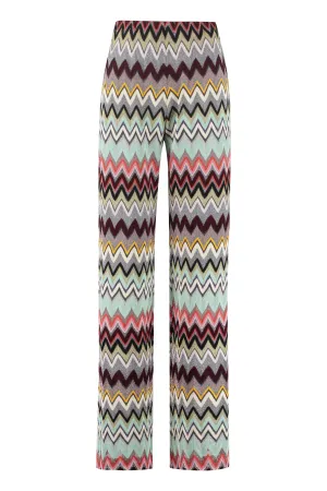 Missoni Zig-Zag Straight-Leg Pants