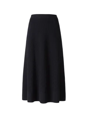 Missoni Zigzag Pleated Knitted Midi Skirt