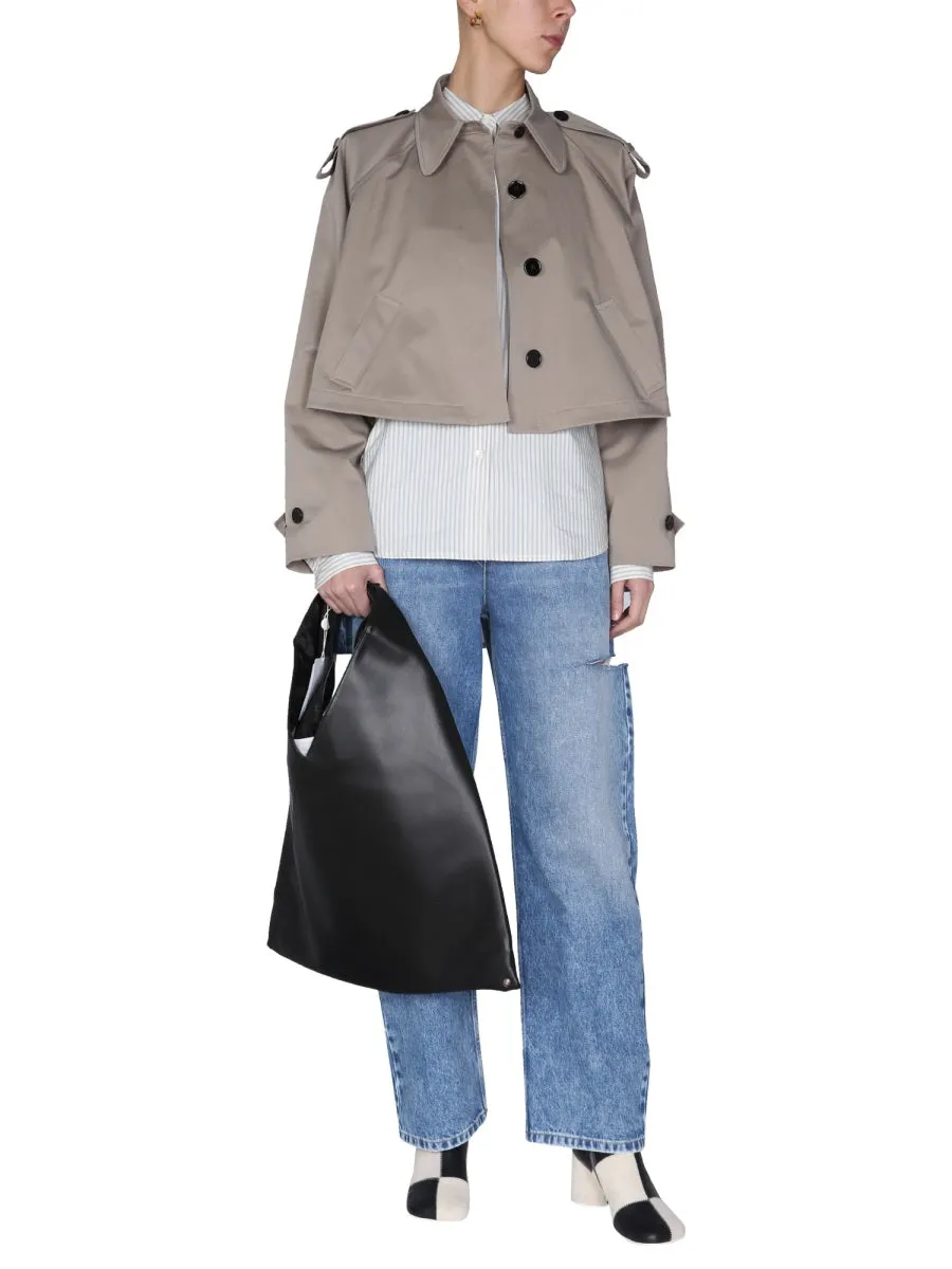 MM6 Maison Margiela Cropped Buttoned Jacket