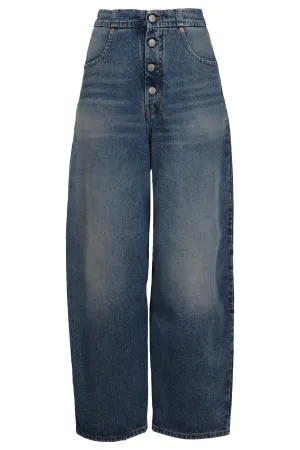 MM6 Maison Margiela High-Rise Boyfriend Jeans