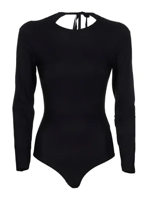 MM6 Maison Margiela Open Back Crewneck Top