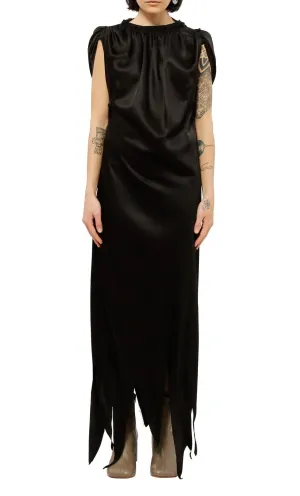 MM6 Maison Margiela Open-Back High-Neck Dress