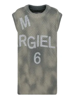 MM6 Maison Margiela Tie-Dyed Knit Mini Dress