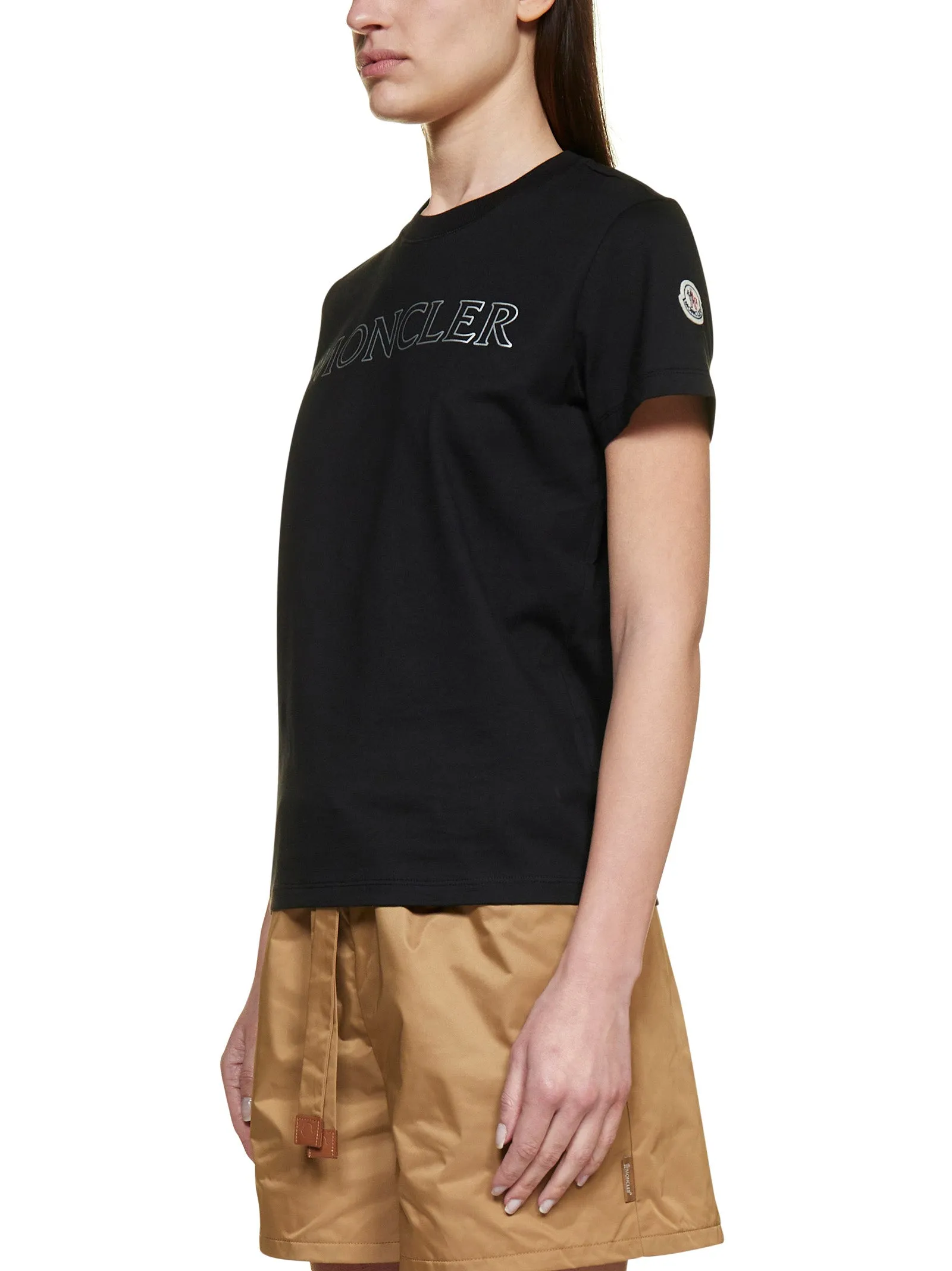 Moncler Drawstring Elastic Waist Shorts
