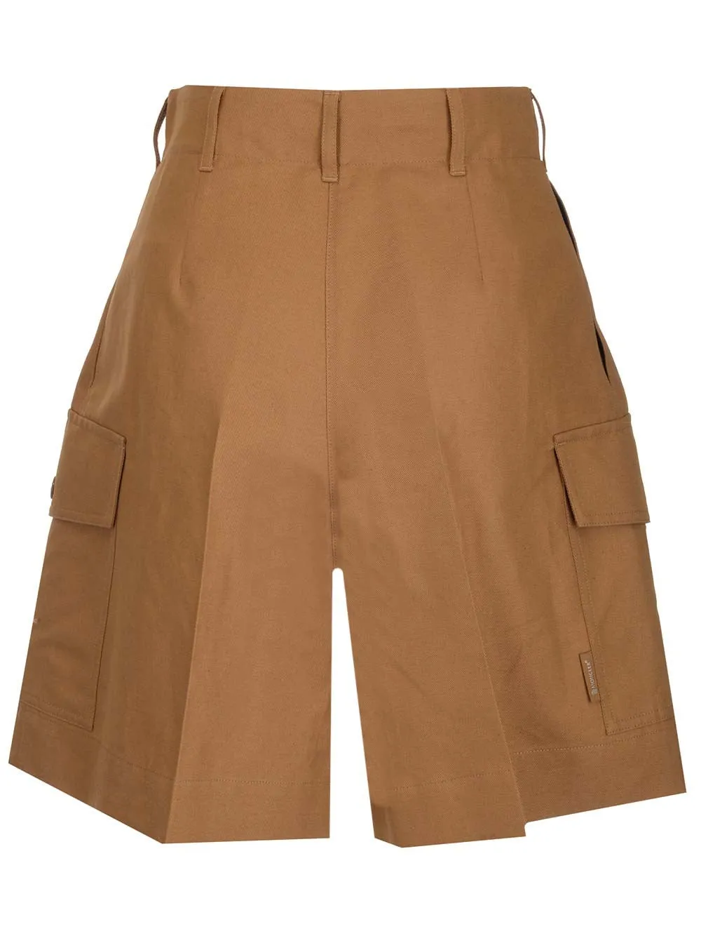 Moncler High Waist Straight Cut Shorts