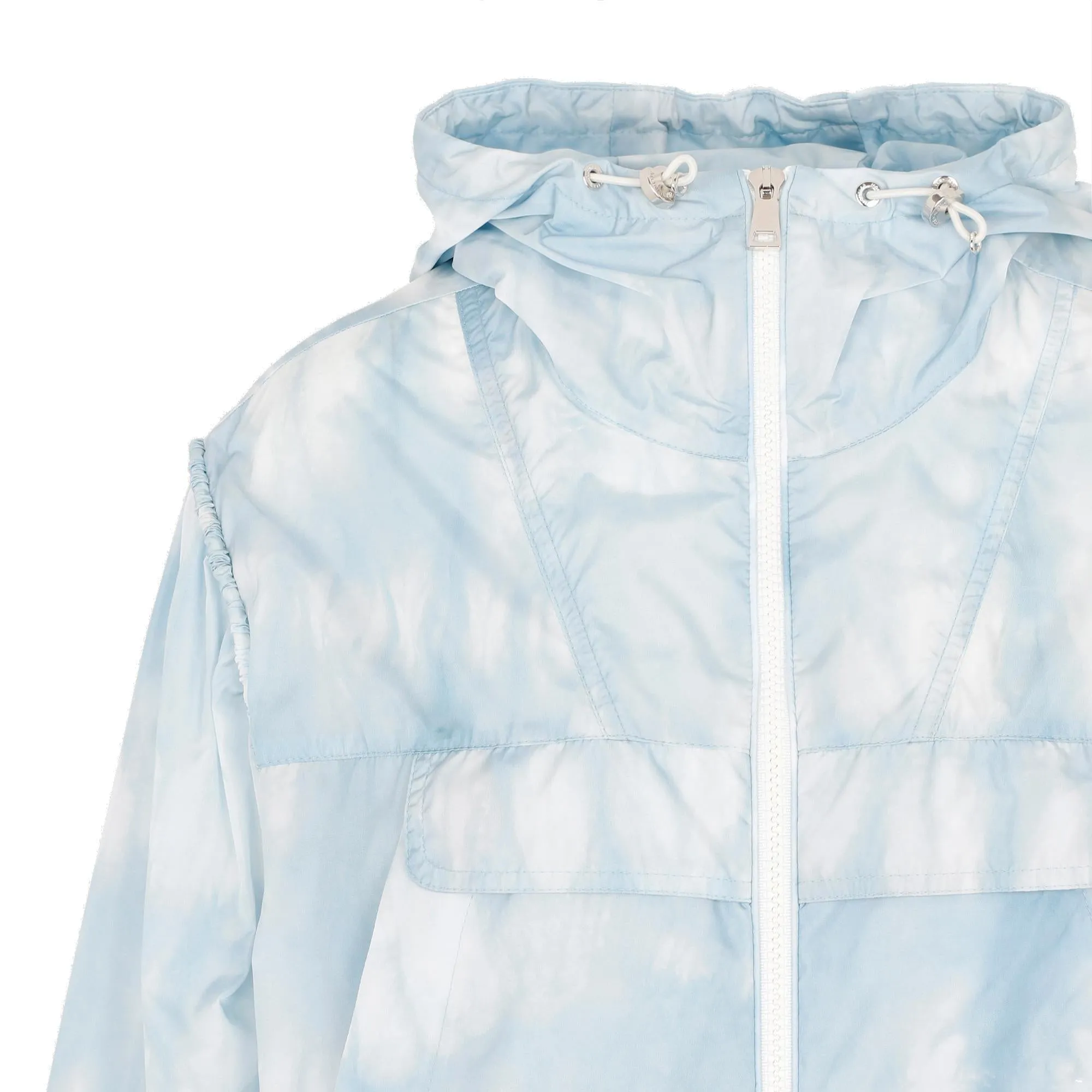 Moncler Tie-Dye Zipped Hooded Jacket