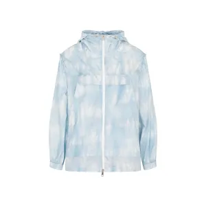 Moncler Tie-Dye Zipped Hooded Jacket