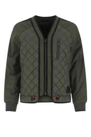 Moose Knuckles Diamond Quilted Zipped Puffer Jacket