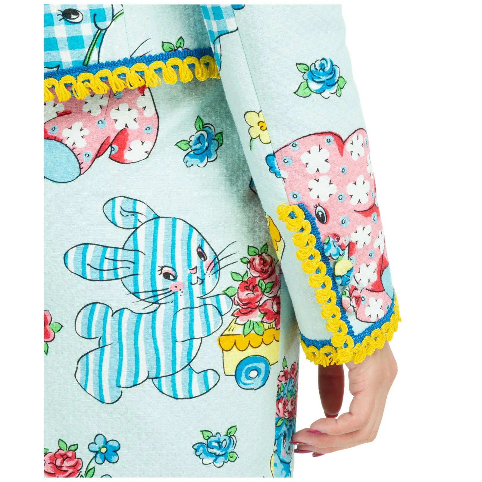 Moschino All-Over Calico Animals Printed Jacket