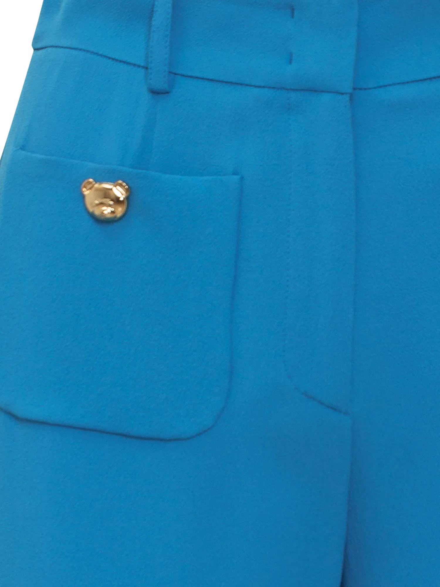 Moschino Button Detailed Flared Trousers