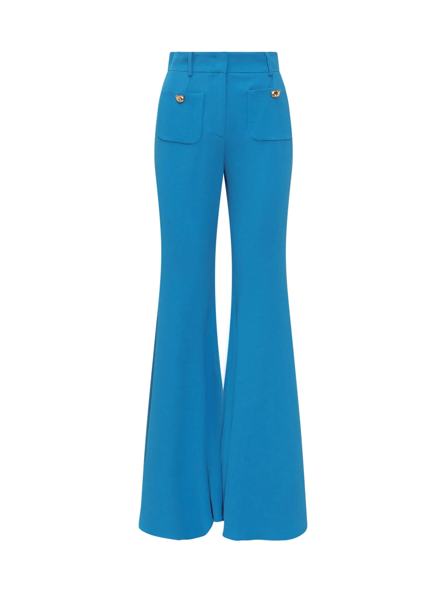 Moschino Button Detailed Flared Trousers