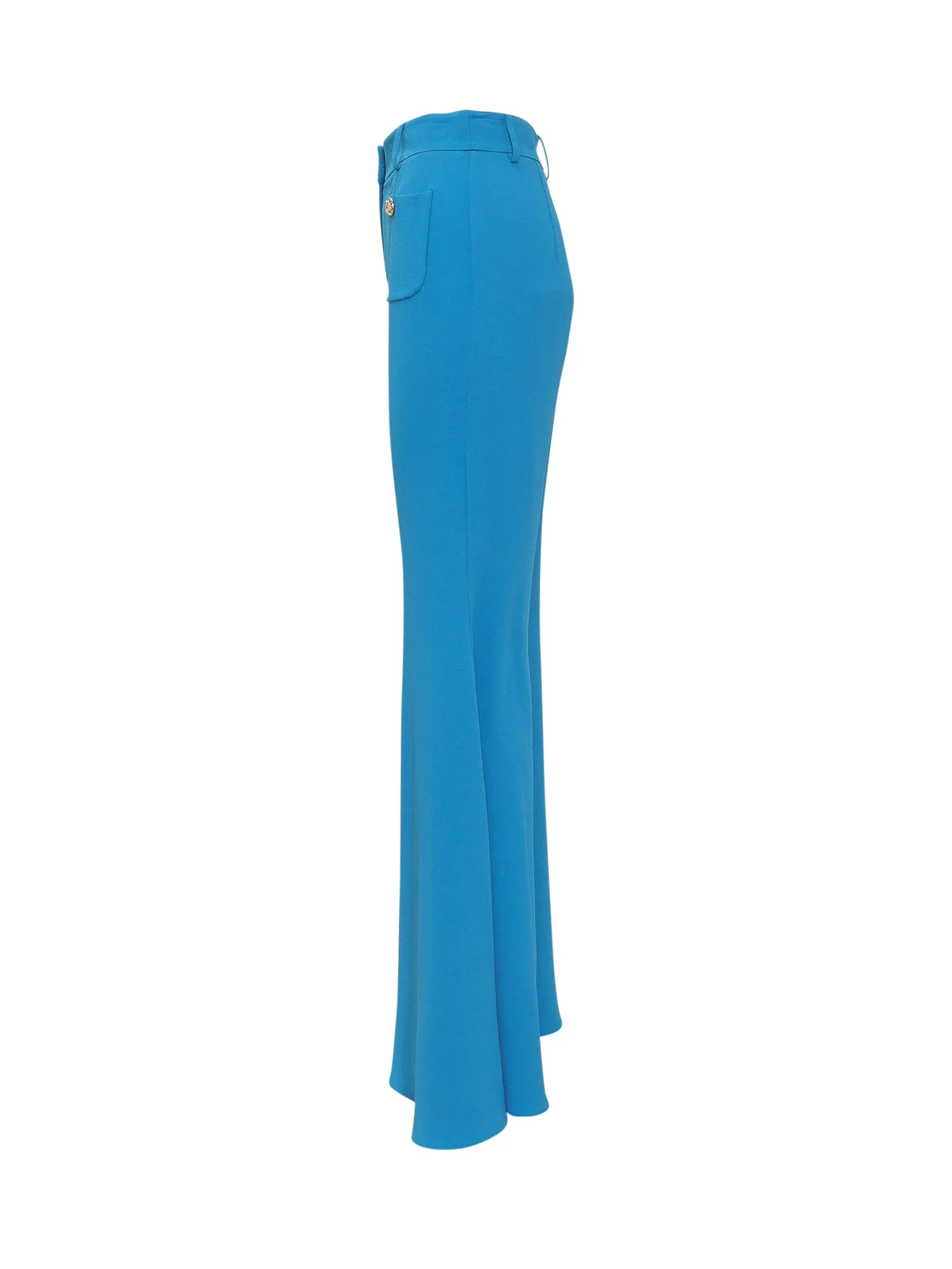 Moschino Button Detailed Flared Trousers