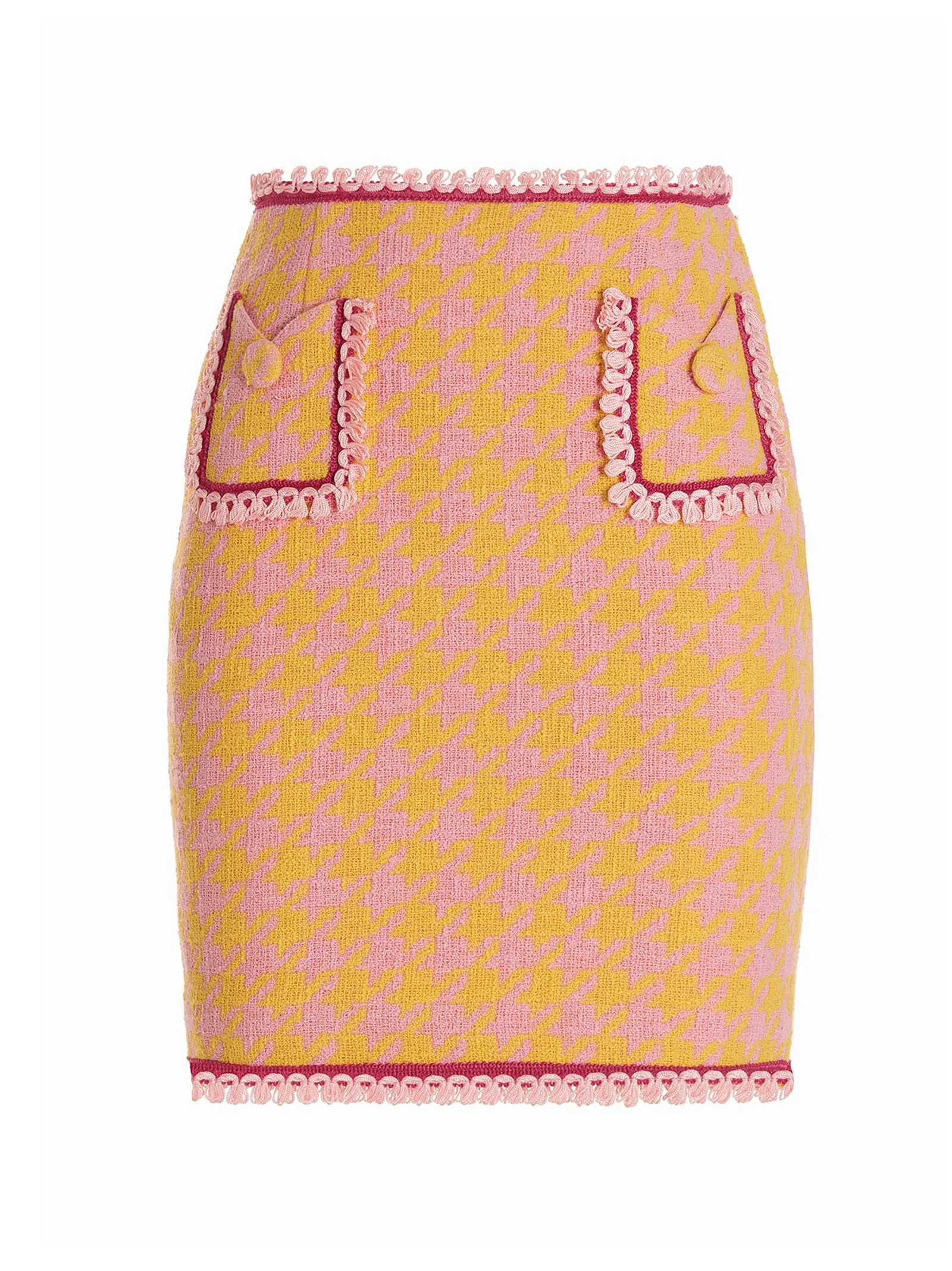 Moschino Button Detailed High Wasit Mini Skirt