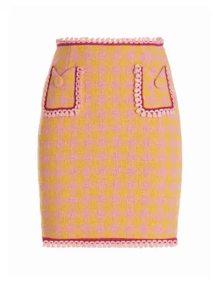 Moschino Button Detailed High Wasit Mini Skirt