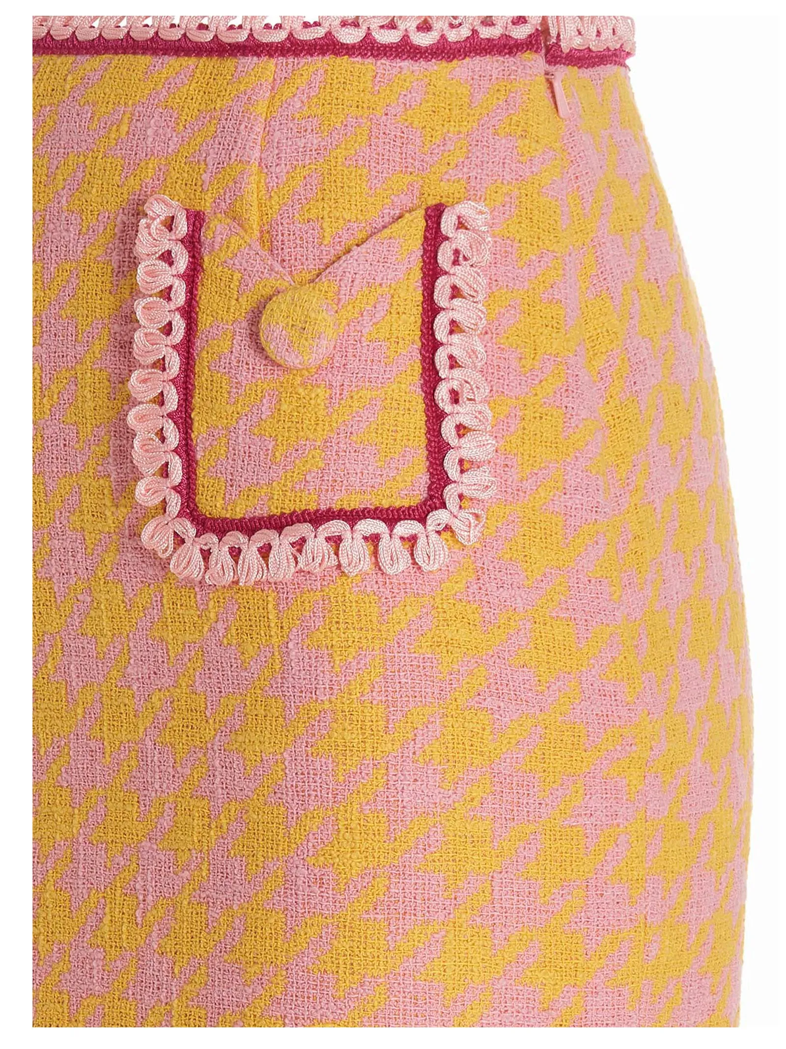 Moschino Button Detailed High Wasit Mini Skirt