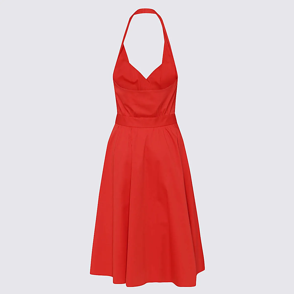 Moschino Buttoned Sleeveless Midi Dress