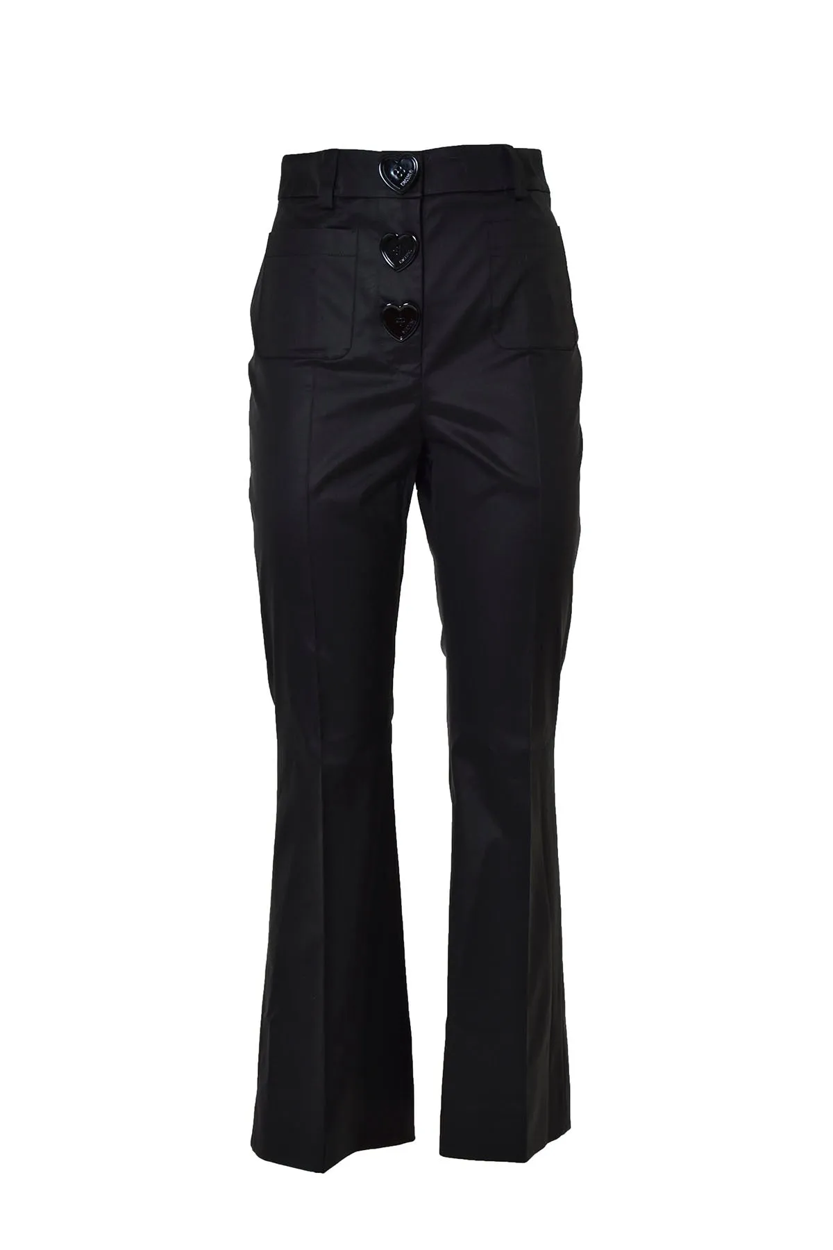 Moschino Heart Button sStraight Leg Pants