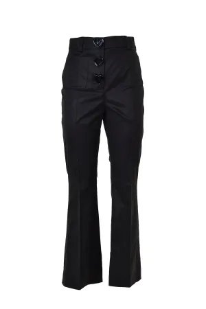 Moschino Heart Button sStraight Leg Pants
