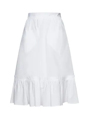 Moschino Heart Detailed A-Line Skirt