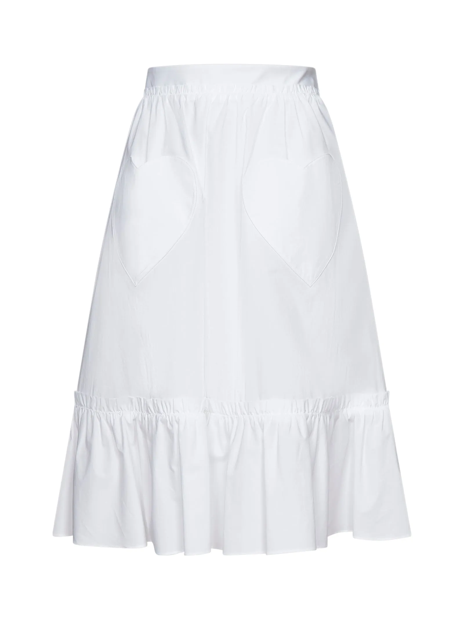 Moschino Heart Detailed A-Line Skirt