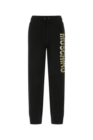 Moschino Logo Print Drawstring Track Pants