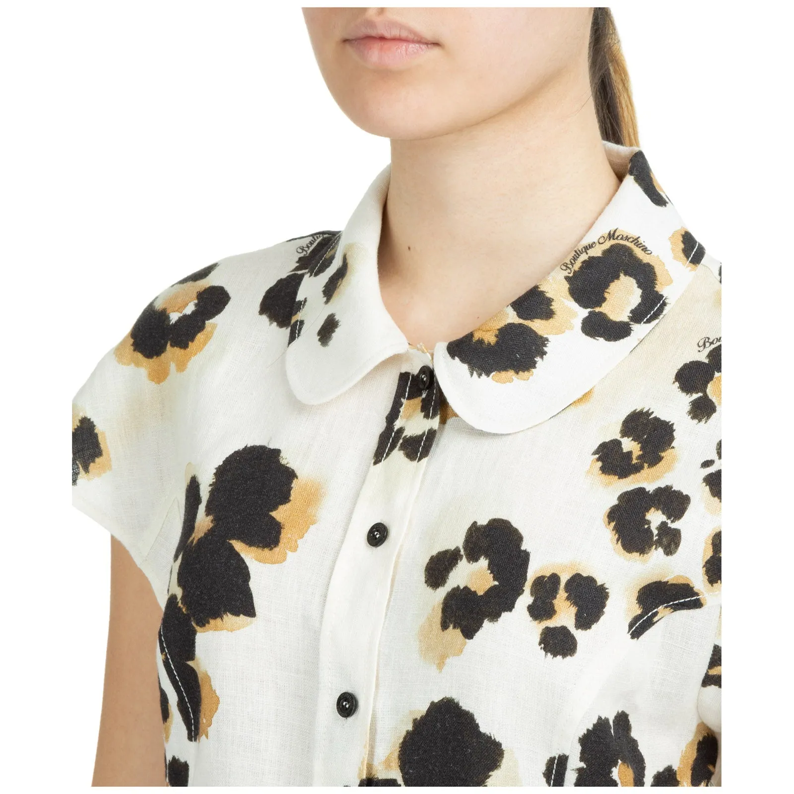Moschino Motif Printed Midi Dress