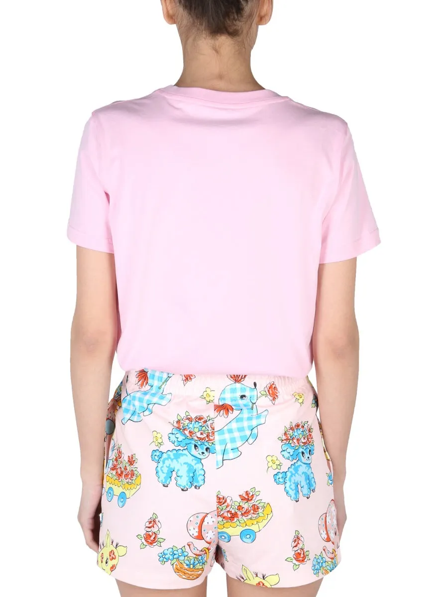 Moschino Sequin Embellished Crewneck T-Shirt
