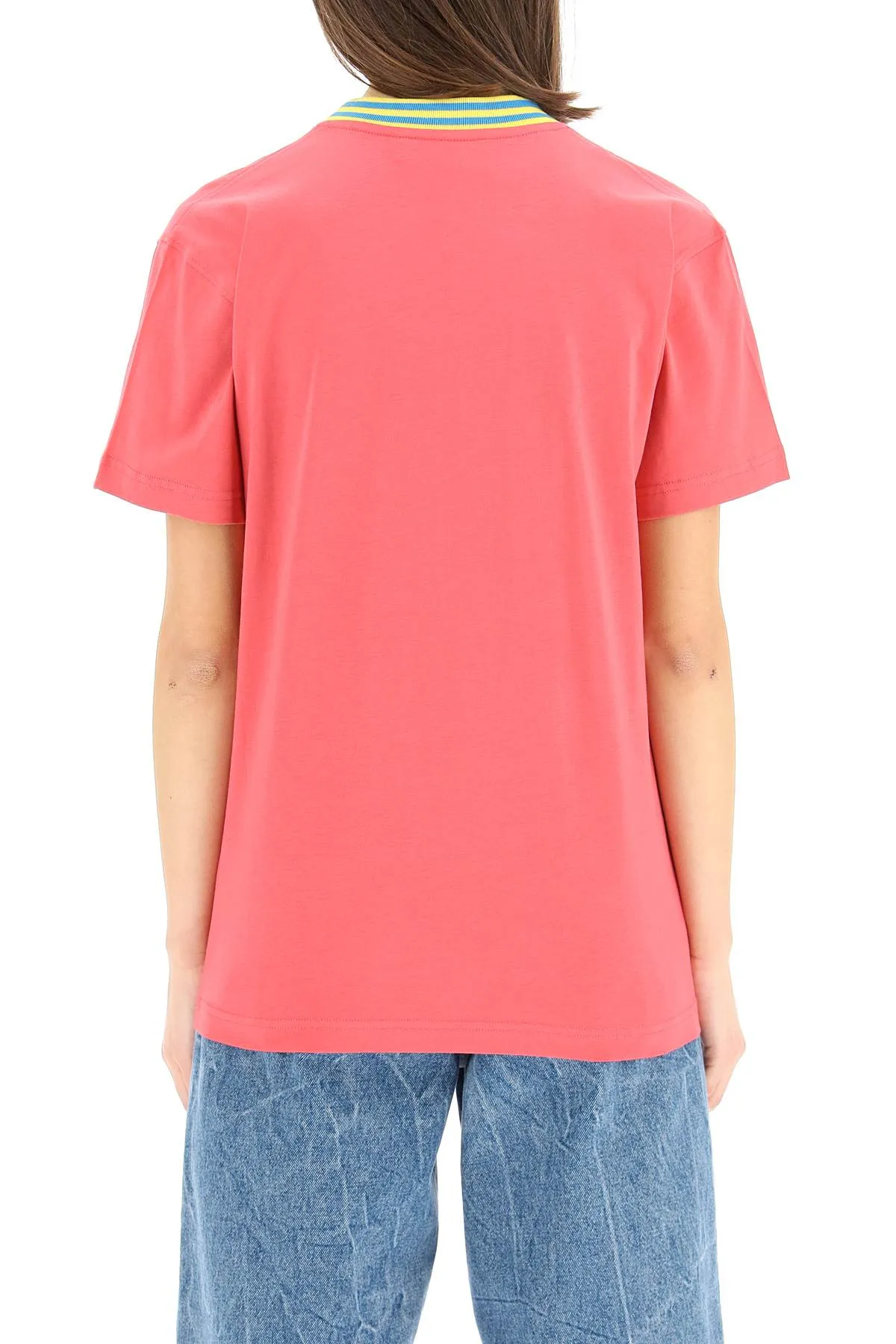 Moschino Teddy Bear Flocked Crewneck T-Shirt