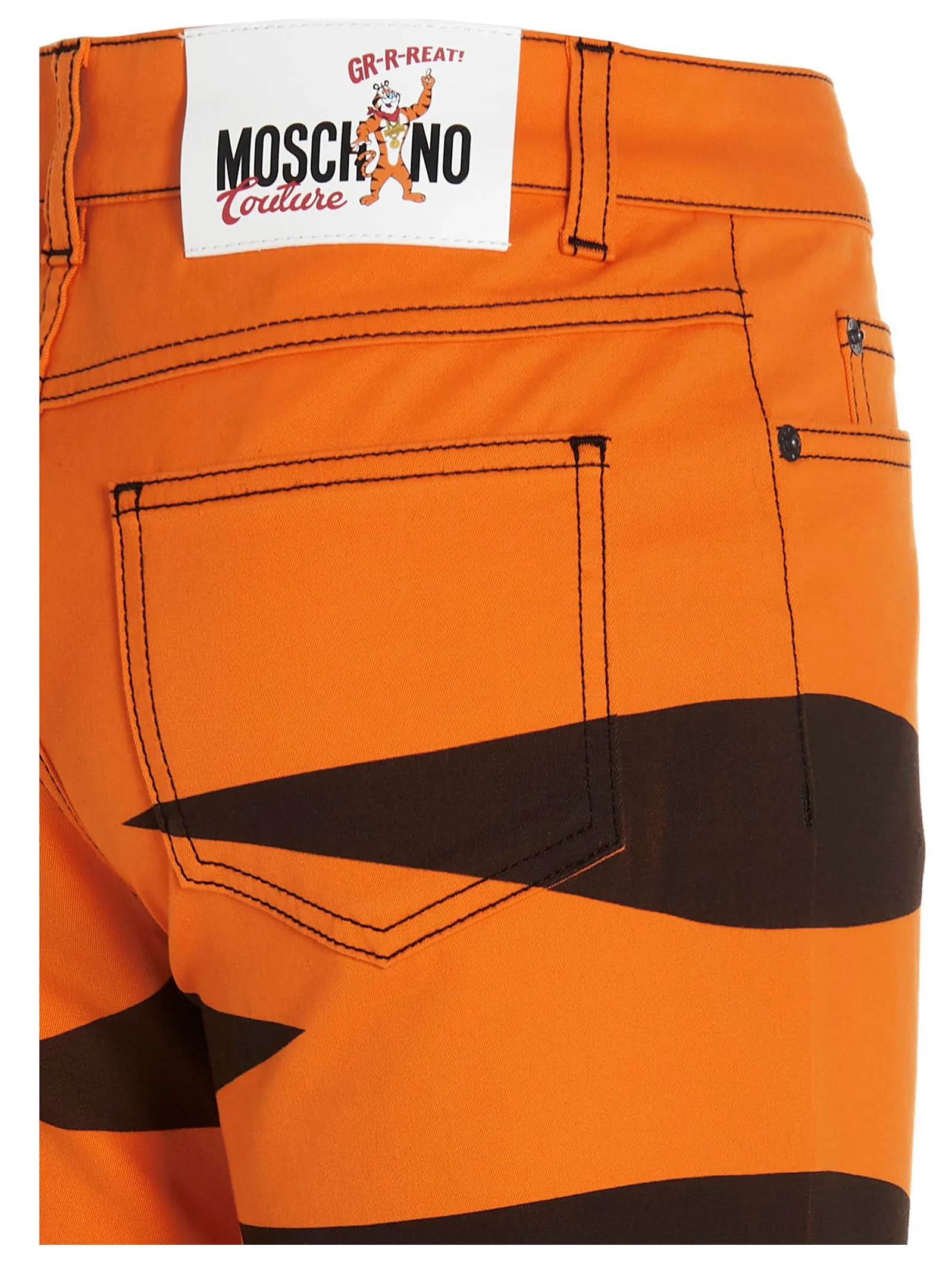 Moschino Year Of The Tiger Printed Jeans