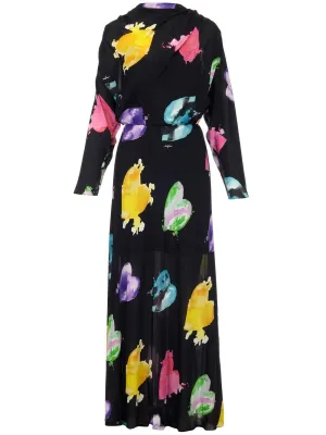 MSGM Allover Printed Maxi Dress
